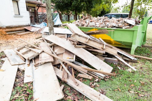 Recycling construction materials in Pimlico