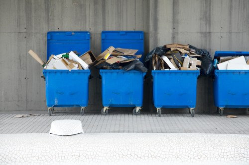 Clean streets in Pimlico with properly placed skips