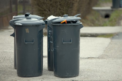 Residential skip placement in Pimlico neighborhood