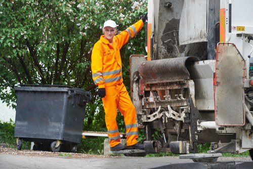 Customer support for skip hire services