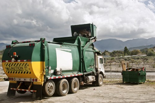 Recycling construction materials at a Pimlico project
